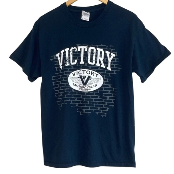 Victory Motorcycles Men’s Gildan Graphic Short Sleeve T-Shirt Crewneck Polaris M - Picture 11 of 11